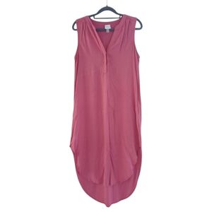 Cupio Pink Sleeveless Blouse Sz M